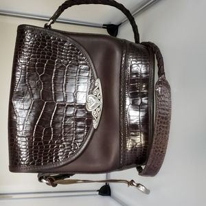 Beautiful Real Leather Brighton Crossbody Purse
